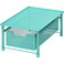 Simple Houseware Stackable Cabinet Basket Drawer Organizer, Turquoise