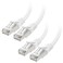 Cable Matters [Cat8 Certified] 2-Pack 40Gbps Cat 8 Cable, 25ft, White