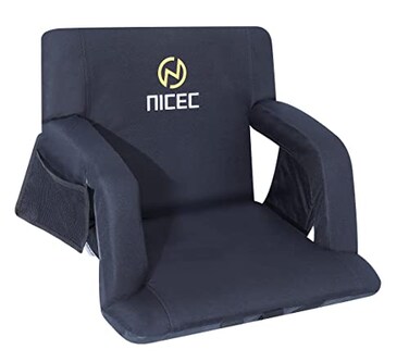 Nice C Heated Stadium Seat, Bleacher Chair with Back Support (1 Pack