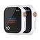 HANKN 2 Pack Matte Hard Case for Apple Watch Series 9 8 7 41mm, White