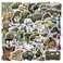 FUNWING Military Equipment Stickers50Pcs Army Theme Waterproof Vinyl Decals