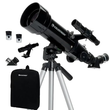 Celestron Travel Scope 70mm Beginner Portable Telescope with Backpack