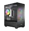 Apevia Phantom-MESH-BK Micro-ATX Mesh PC Case with 5X 120MM ARGB Fans