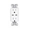 Eaton USB-C Charger with TR Duplex Receptacle Without Wallplate, White