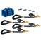 Mac's 2" x 8' Car Tie Down Straps, Axle Strap, Pro Pack, 3,335 lb WLL, Black