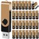 EASTBULL 128MB 100-Pack USB Flash Drives Bulk USB 2.0 Thumb Drive,Gold