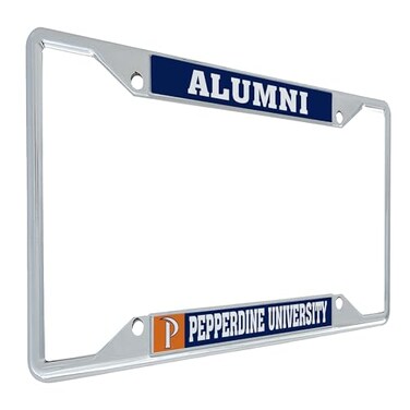 Desert Cactus Pepperdine University Waves License Plate Frame (Alumni