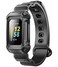SUPCASE for Fitbit Charge 6 2023 / Charge 5 2021 Band with Case, Black