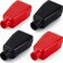 Frienda 4 Pieces Battery Terminal Covers Battery Terminal Insulating Protector