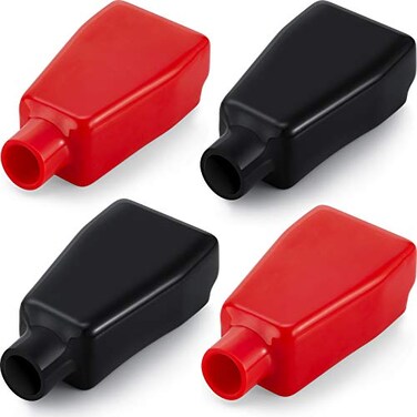 Frienda 4 Pieces Battery Terminal Covers Battery Terminal Insulating Protector