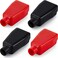 Frienda 4 Pieces Battery Terminal Covers Battery Terminal Insulating Protector