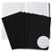 Seajan 10 Pack Waterproof Pocket Notebook 3.5 x 5.5 Mini Notepad,Black