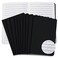 Seajan 10 Pack Waterproof Pocket Notebook 3.5 x 5.5 Mini Notepad,Black