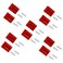 micrl 10-Pack 50A Battery Quick Connect/Disconnect Plugs, 6-8 AWG(Red