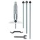 Fowler 52-225-110-0, Vernier Depth Micrometer With 0-4" Measuring Range