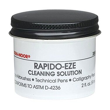 Koh-I-Noor Rapido-Eze Cleaning Solution, 2 oz. Container, 1 Each (3068