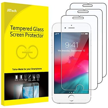 JETech Screen Protector for iPhone 8 Plus/7 Plus/6s Plus/6 Plus, 3-Pack