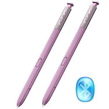 CaoXiong 2 Pack Note 9 S Pen WithBluetooth for Samsung Galaxy Note 9 Pen(Purple
