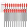 Nuanchu 20 Pcs 6 mm Tile Drill Bits Cemented Carbide Masonry Drill Bits