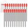 Nuanchu 20 Pcs 6 mm Tile Drill Bits Cemented Carbide Masonry Drill Bits