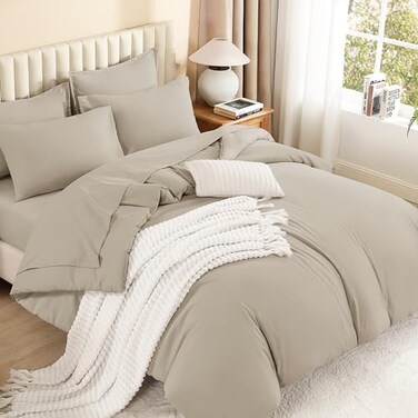 Litanika Twin/Twin XL Comforter Set with Sheets - 5 Pieces Bed in a Bag