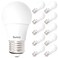 Sunco Lighting Sunco 10 Pack A15 LED Light Bulb, E26, 8W=60W, 5000K Daylight, Dimmable