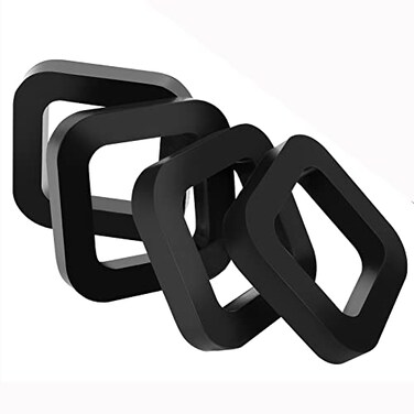 CZC AUTO Trailer Hitch Receiver Silencer Pad 4 Pack, 2.5 Inches, Rubber