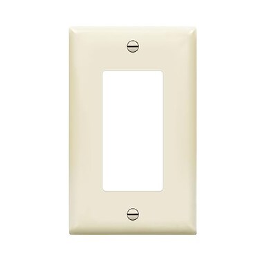 ENERLITES 1-Gang Decorator Light Switch Outlet Wall Plate Cover, 1 Pack