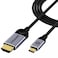 QGeeM 4K USB C to HDMI Cable 10FT for iPhone 16/15 Pro, MacBook, Galaxy