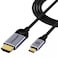 QGeeM 4K USB C to HDMI Cable 10FT for iPhone 16/15 Pro, MacBook, Galaxy