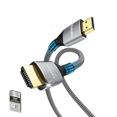 Conable 8K HDMI Cable 48Gbps 6.5FT/2M, Certified Ultra High Speed HDMI 2.1 Cord