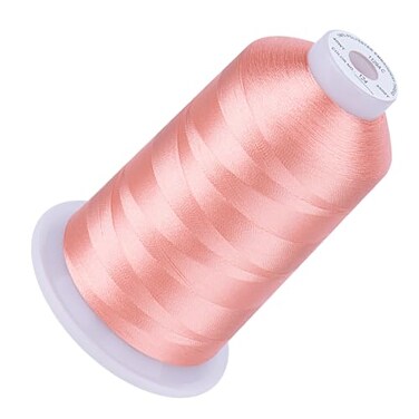 Simthread 5500Yds/5000M 40WT Polyester Embroidery Thread Fresh Pink 124