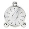 FILFEEL Baking Timer Mechanical Cooking Reminder 60 Minute Kitchen Timer, Silver
