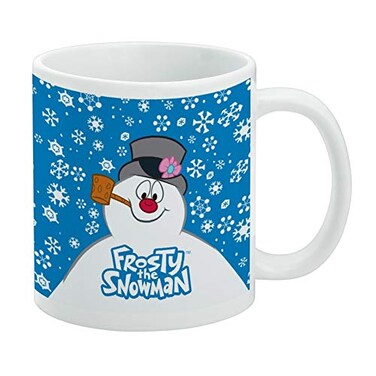 GRAPHICSMORE Frosty the Snowman Snowing Ceramic Coffee Mug Gift Mugs for, 11oz, White