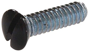 Hillman 4190 Black Electrical Switch Plate Screw 6-32 x 1/2IN. (20-Pack