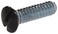 Hillman 4190 Black Electrical Switch Plate Screw 6-32 x 1/2IN. (20-Pack