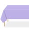 QIKSION 2 Pack Lavender Plastic Tablecloth, Lilac Table Cloth Disposable