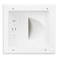 DATA COMM Electronics Media Wall Plate with 15 A/125 V Duplex Receptacle