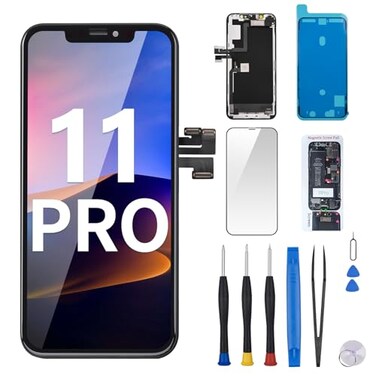 Risidamoy for iPhone 11 Pro Screen Replacement 5.8" LCD with Ear Speaker