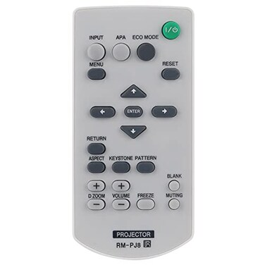 WINFLIKE RM-PJ8 Replace Remote Control fit for Sony Projector VPL-DX126 VPL-EX455