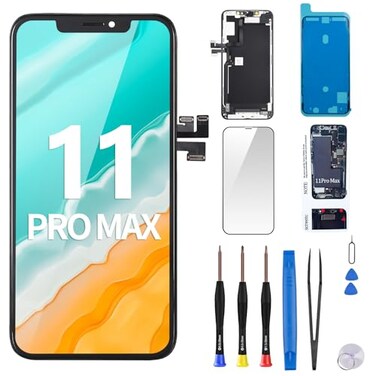Risidamoy for iPhone 11 Pro Max Screen Replacement with Ear Speaker 6.5