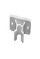 RV Designer E242-2" RV Entry Door Holder Plastic Clip Only,White, 2 Pack