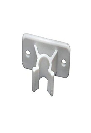 RV Designer E242-2" RV Entry Door Holder Plastic Clip Only,White, 2 Pack