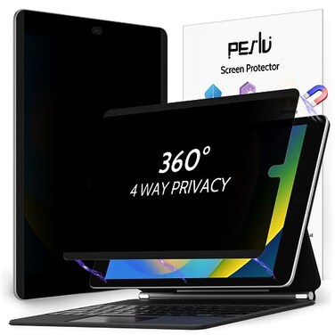 Peslv 4-Way Magnetic Privacy Screen Protector for iPad 9th/8th/7th-10.2“
