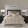 Madison Park Luxury Trendy Design Comforter Set, 8PC Cal King Bedding Set