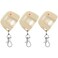 Kingdder 3 Pcs Gate Opener Remote Compatible with Multicode, Beige, White