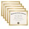 upsimples Certificate Frame, 8.5 by 11 Glass Diploma Frames, 5 Pack, Gold