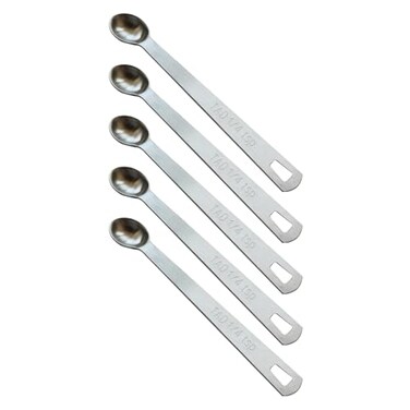 BERYLER 5PCS 1/4tsp(1.25mlMini Measuring Spoon, Small Teaspoon for Tiny Amounts