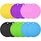 Boao 6 Pack Silicone Trivets Mat, Black, Yellow, Purple, Green, Red, Blue
