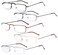 Eyekepper Reading Glasses 0.5, Readers for Men, 5 Pack Rectangular Design